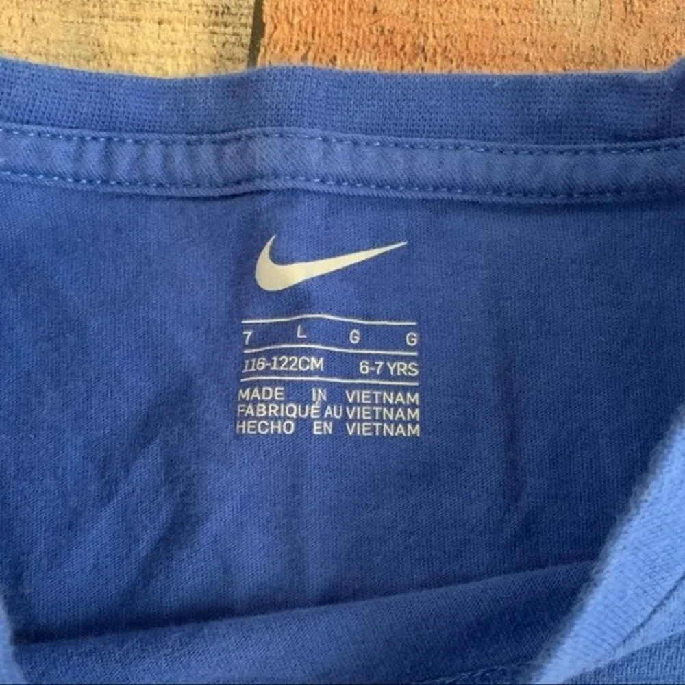 Nike boys patriotic American flag blue tank top -7